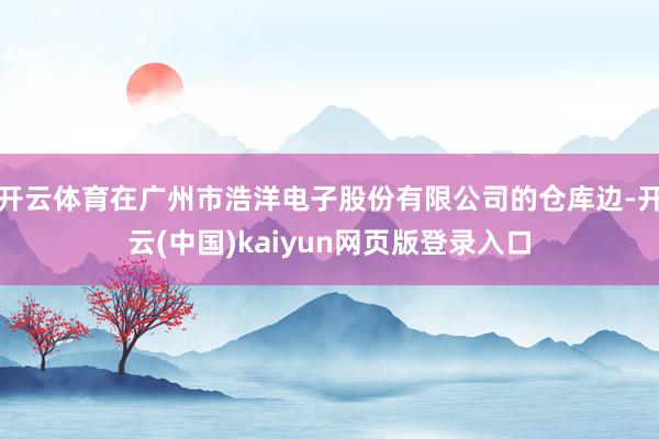 开云体育在广州市浩洋电子股份有限公司的仓库边-开云(中国)kaiyun网页版登录入口