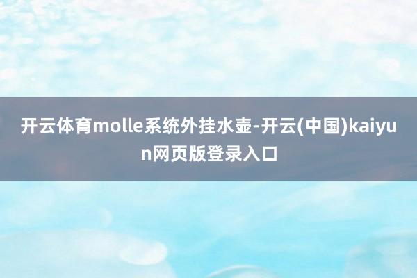 开云体育molle系统外挂水壶-开云(中国)kaiyun网页版登录入口