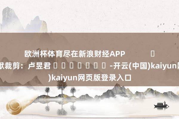 欧洲杯体育尽在新浪财经APP            						包袱裁剪：卢昱君 							-开云(中国)kaiyun网页版登录入口
